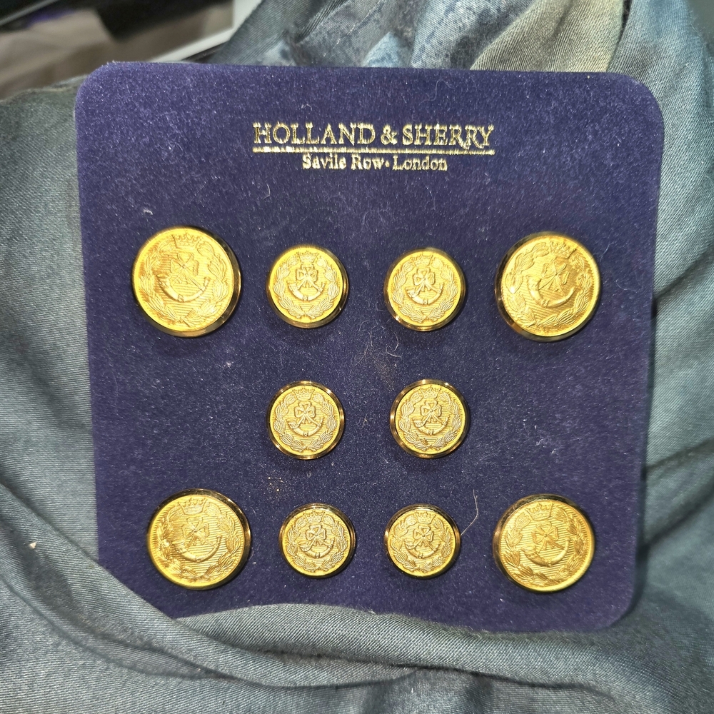 Holland & Sherry Gold Button Collection